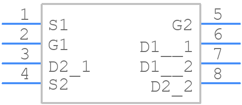 PMDPB30XNAX - Nexperia - PCB symbol