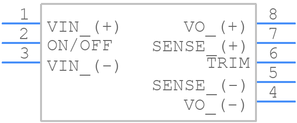 KHHD010A0A641Z - OmniOn Power - PCB symbol