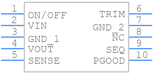 APXS003A0X-SRZ - OmniOn Power - PCB symbol