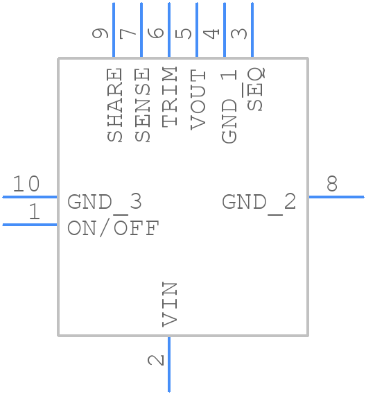APTS030A0X3-SRPHZ - OmniOn Power - PCB symbol