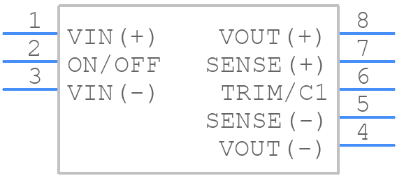 QSVW050A0B41-PHZ - OmniOn Power - PCB symbol