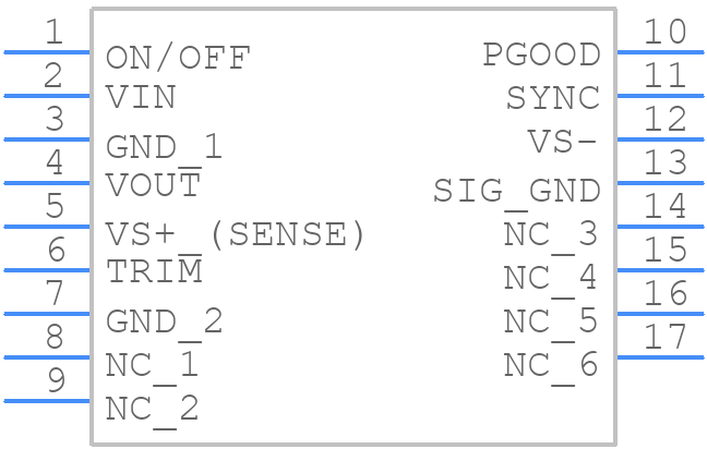 PKX014A0X3-SRDZ - OmniOn Power - PCB symbol