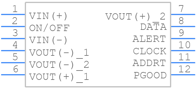 QBDS128A0B641-HZ - OmniOn Power - PCB symbol