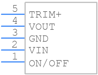 NSR006A0X4Z - OmniOn Power - PCB symbol