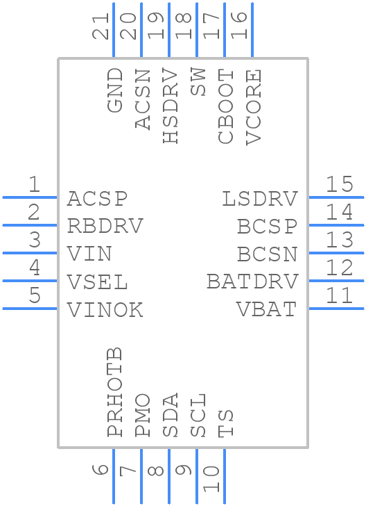 NCP1871MNTXG - onsemi - PCB symbol