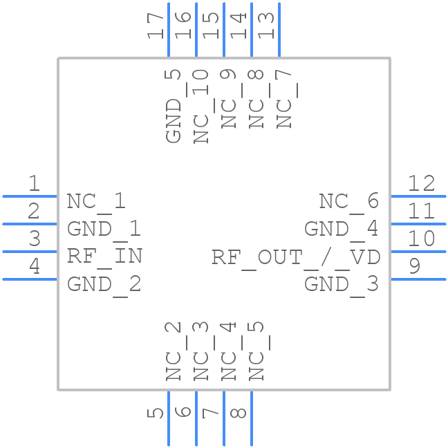 AM1016B - MERCURY - PCB symbol