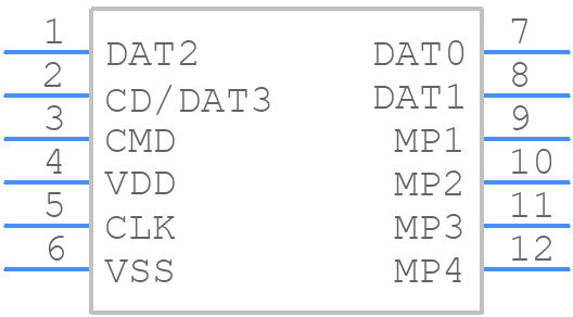 MSD-10-C - Same Sky - PCB symbol