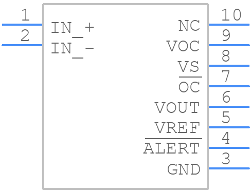 TMCS1123B1AQDVGR - Texas Instruments - PCB symbol