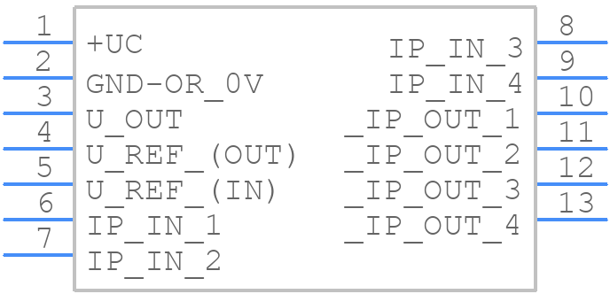 HOB75-P - LEM - PCB symbol