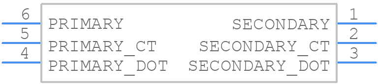 TT1-6-X65+ - Mini-Circuits - PCB symbol