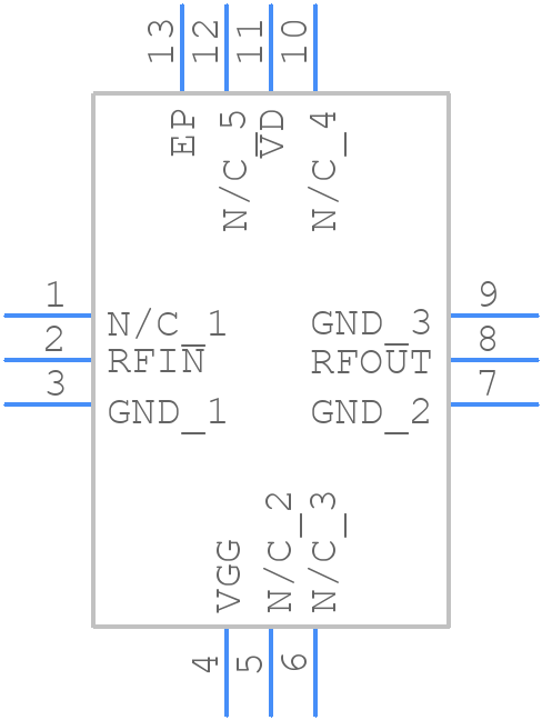 MAAM-011290-TR0500 - MACOM - PCB symbol