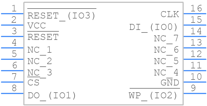 W25Q512JVFIN - Winbond - PCB symbol