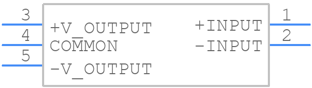 EC5BU-24D15 - Cincon - PCB symbol