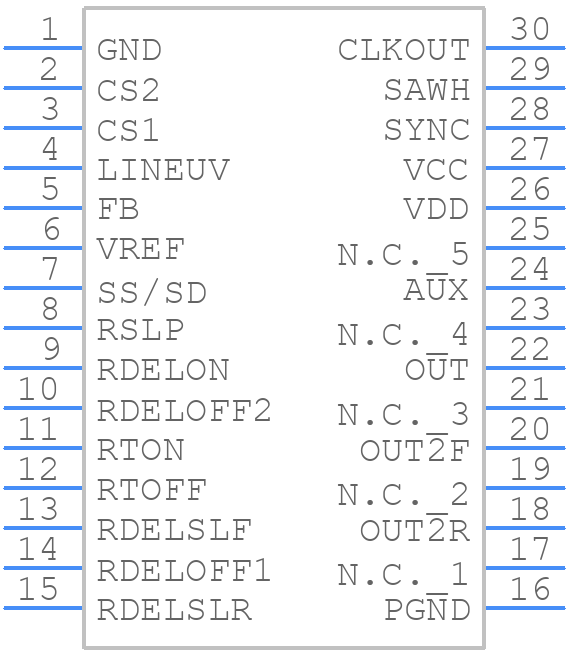 BD8325FVT-ME2 - ROHM Semiconductor - PCB symbol