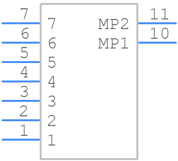 292173-7 - TE Connectivity - PCB symbol