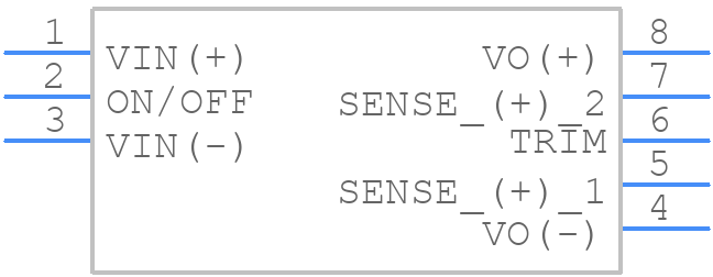 iQL48060A025V-008-R - TDK Lambda - PCB symbol
