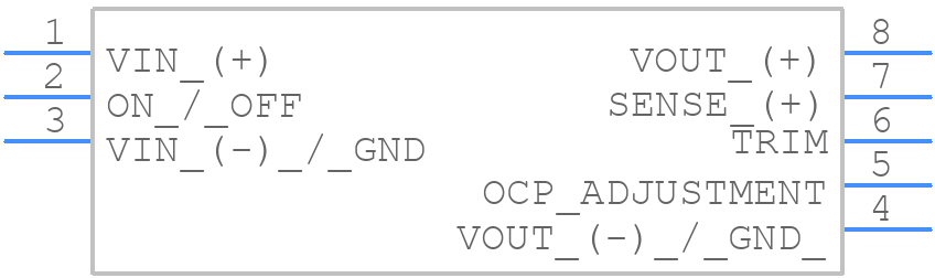 RGB4W500W033A-003 - TDK Lambda - PCB symbol