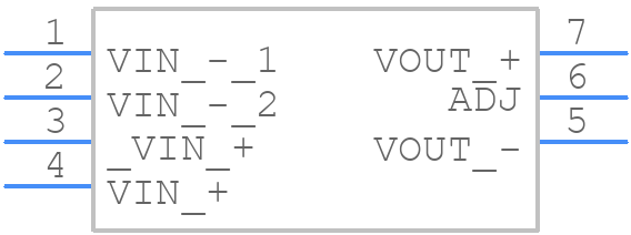 AG7300 - Silvertel - PCB symbol