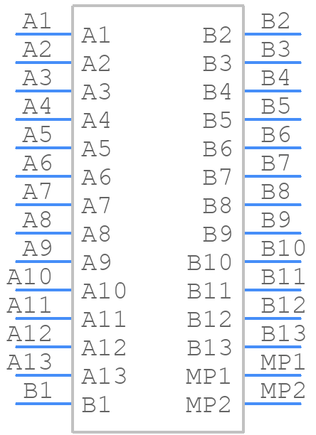 294254-E - TE Connectivity - PCB symbol