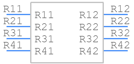 CAY16-301J4LF - Bourns - PCB symbol