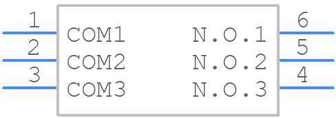 A6S-3104-PH - OMRON Electronics - PCB symbol