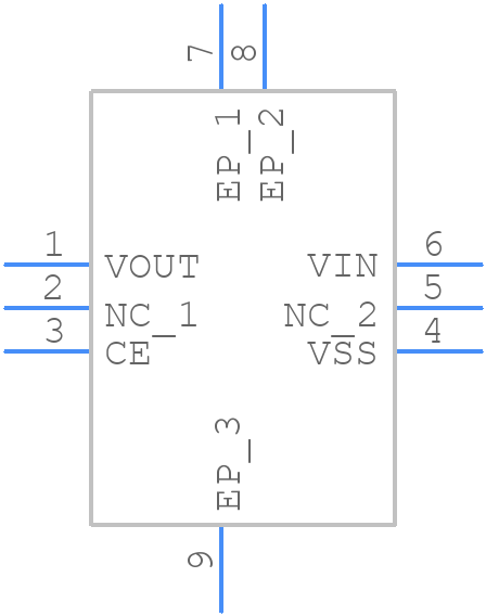 XC6702D701ER-G - Torex - PCB symbol