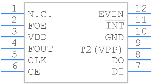 RX-4803LC UB - Epson Timing - PCB symbol