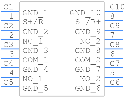 G6KU-2F-RF-TDC5 - OMRON Electronics - PCB symbol