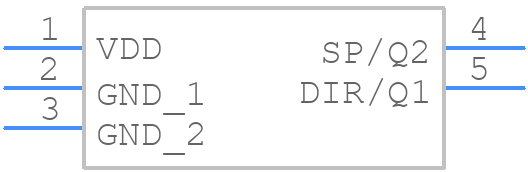 AH3966-WT-7 - Diodes Incorporated - PCB symbol