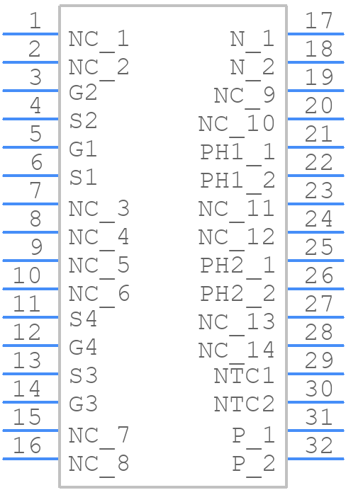 NVXK2PR80WXT2 - onsemi - PCB symbol
