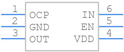 NCP51105ASNT1G - onsemi - PCB symbol