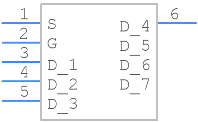 NTMFS0D5N04XLT1G - onsemi - PCB symbol