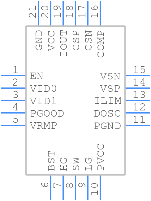 NCP81561MNTXG - onsemi - PCB symbol