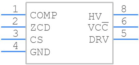 NCL30488B1DR2G - onsemi - PCB symbol