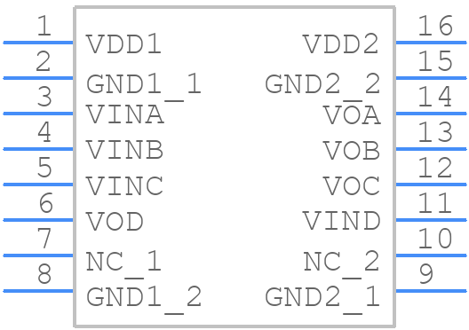 NCID9410 - onsemi - PCB symbol