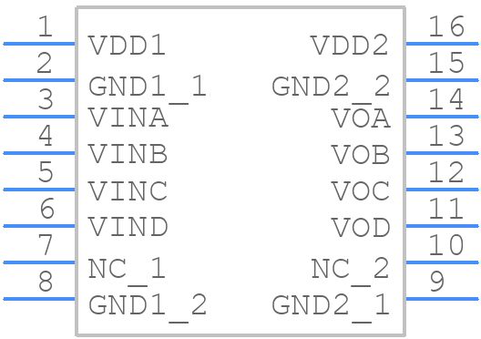 NCID9400 - onsemi - PCB symbol