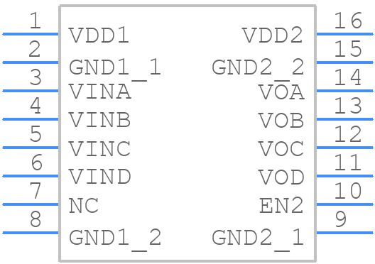 NCID9401 - onsemi - PCB symbol