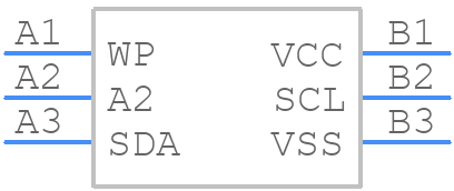 N24C256C6DYT3G - onsemi - PCB symbol