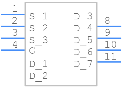 NTTFS008N04CTAG - onsemi - PCB symbol