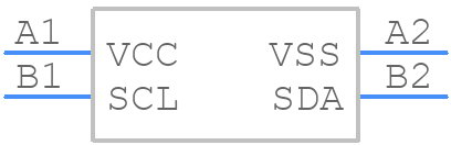 CAV24C16C4ATR - onsemi - PCB symbol