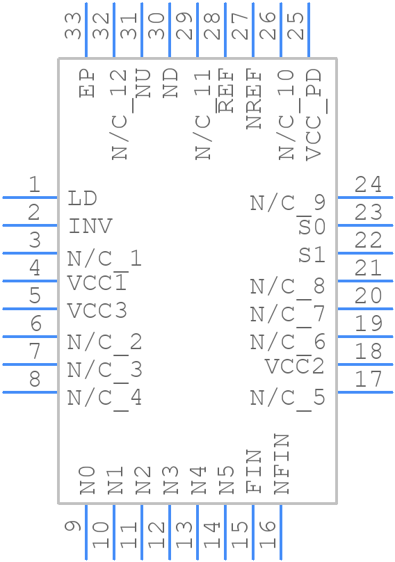 HMC698LP5ETR - Analog Devices - PCB symbol