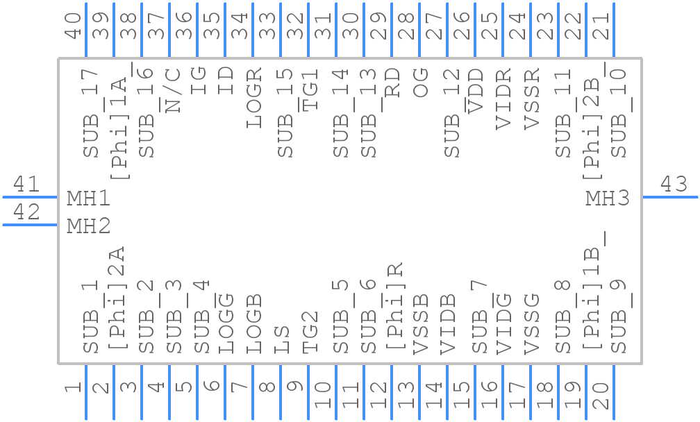KLI-8023-RAA-ED-AA - onsemi - PCB symbol