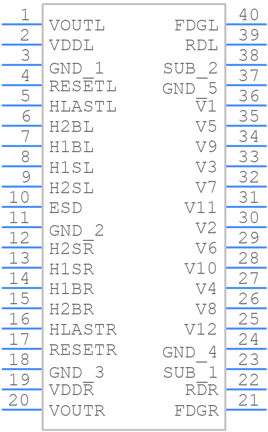 KAI-16000-AXA-JR-B1 - onsemi - PCB symbol