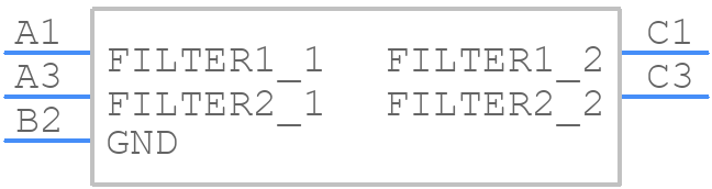 CM1416-03CP - onsemi - PCB symbol