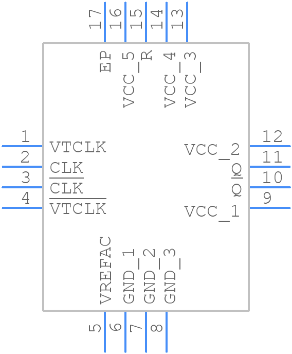 NB7V32MMNTXG - onsemi - PCB symbol
