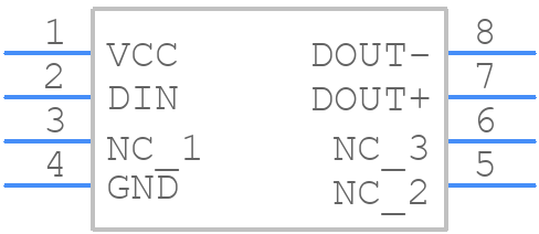 FIN1017MX - onsemi - PCB symbol