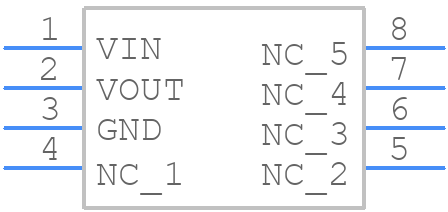 MC1403BP1 - onsemi - PCB symbol
