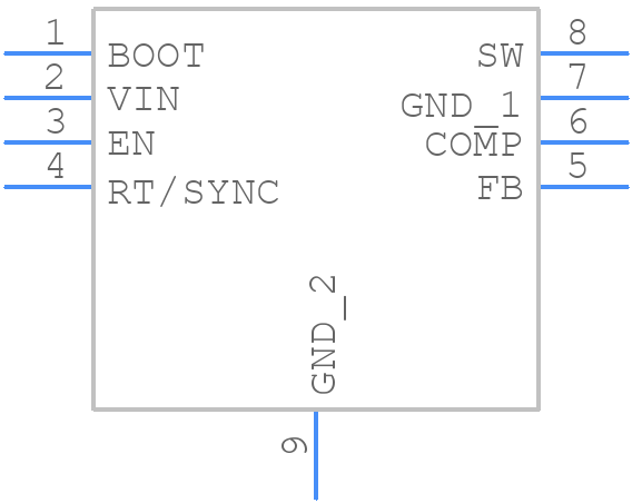 RT6365GSP - RICHTEK - PCB symbol