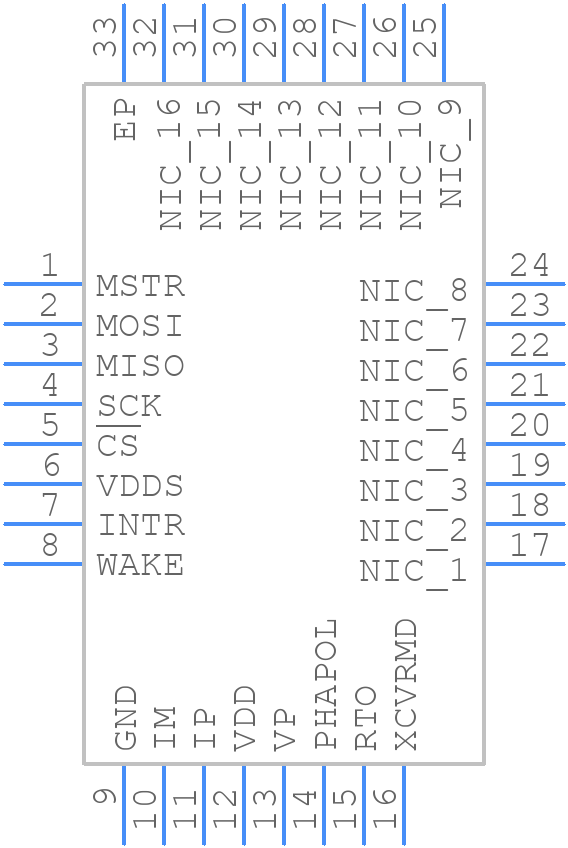ADBMS6821WCCSZ - Analog Devices - PCB symbol