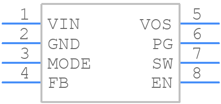 TPS628304ADRLR - Texas Instruments - PCB symbol